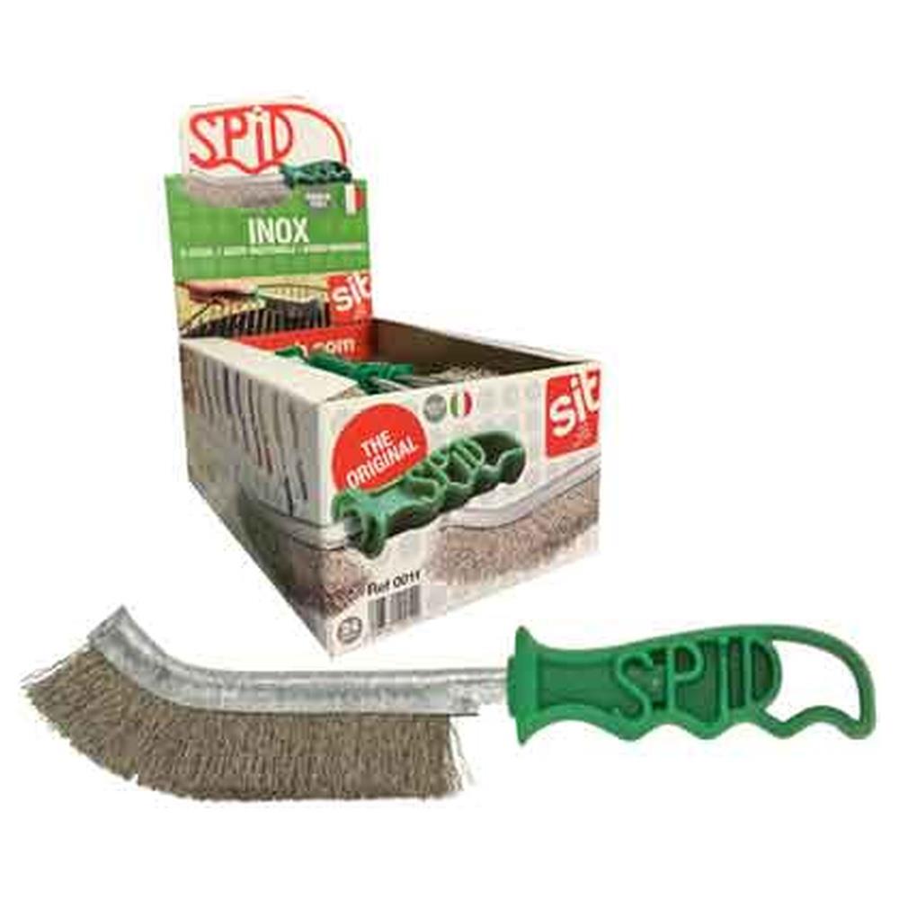 spazzola a mano spid inox sit box 24 pezzi