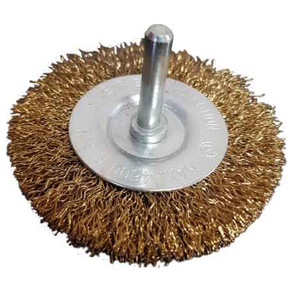 spazzola circolare ideal star con gambo