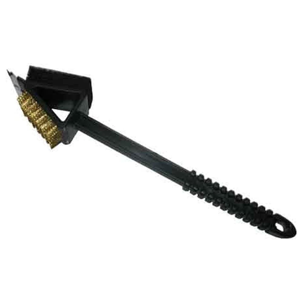 spazzola doppia per barbecue 36 cm