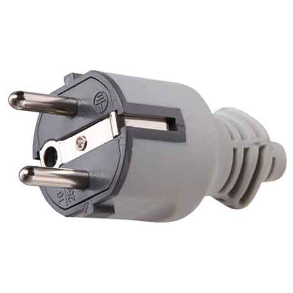 spina mobile schuko 16a in gomma 2p+t