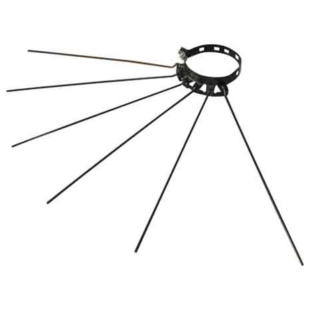 stendibiancheria per tubi stufa ø 80-150 mm - colore bianco