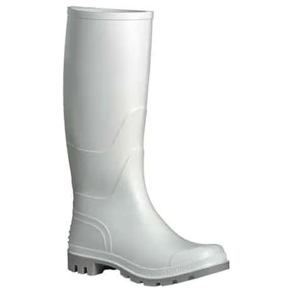 stivale in pvc bianco mod. 'ginocchio'
