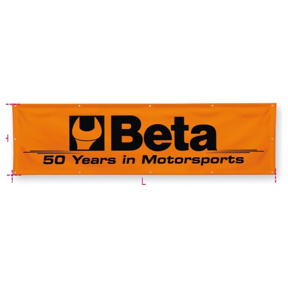 striscione monofacciale in tnt, modulo da 3x0,8 m o multipli betacollection 9559