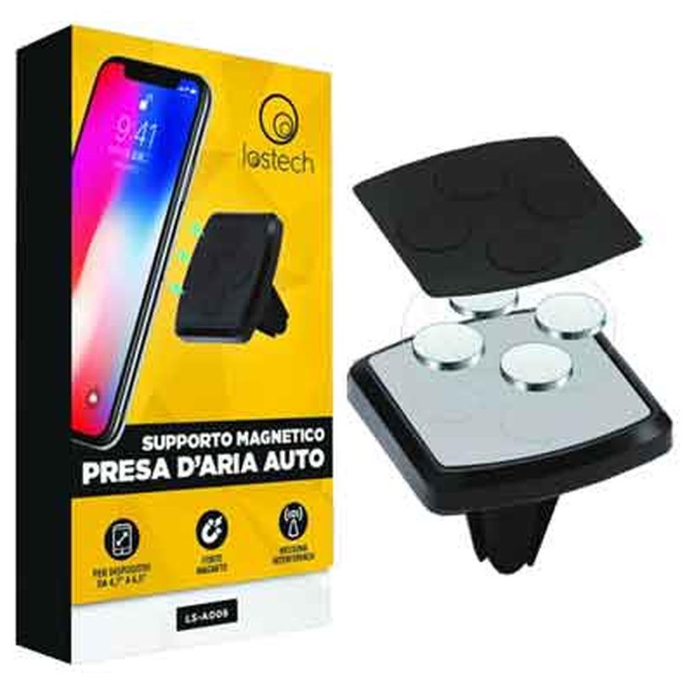 supporto magnetico presa d'aria auto per telefono lostech