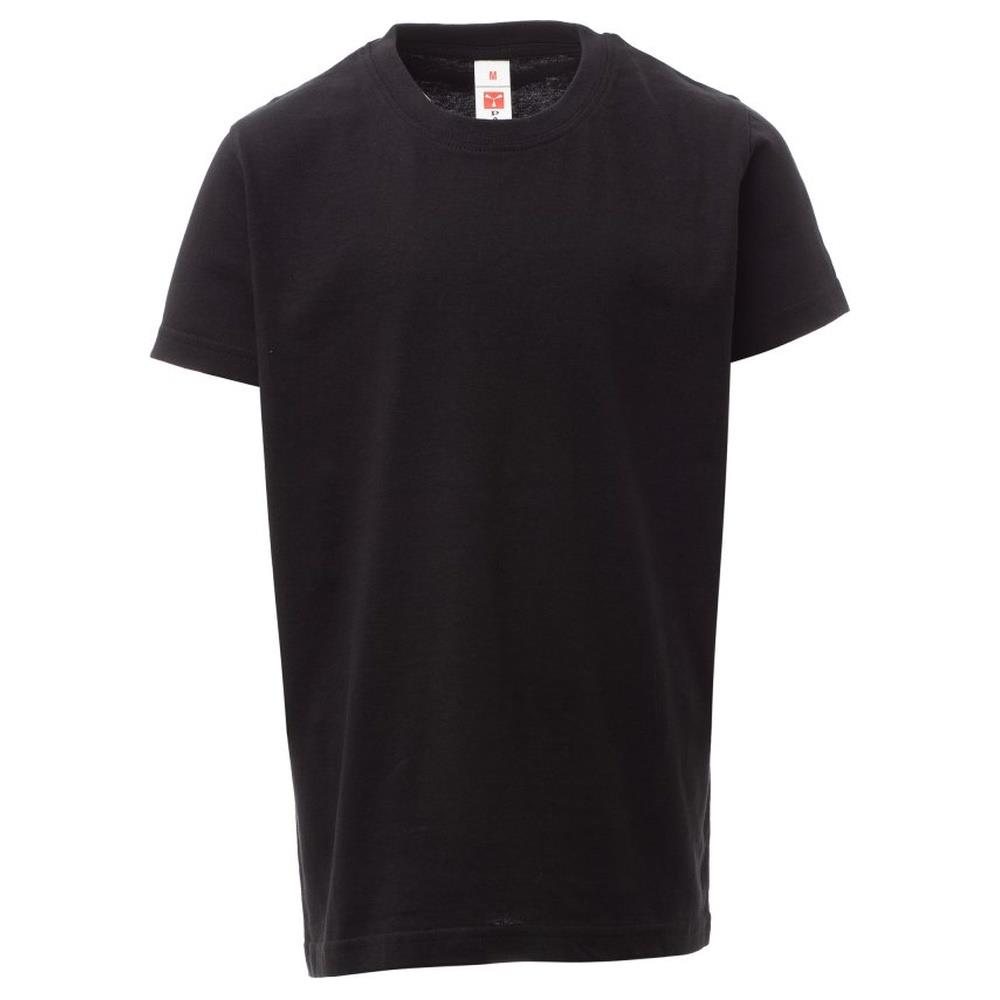 t-shirt bambino manica corta payper print kids nero 7/8