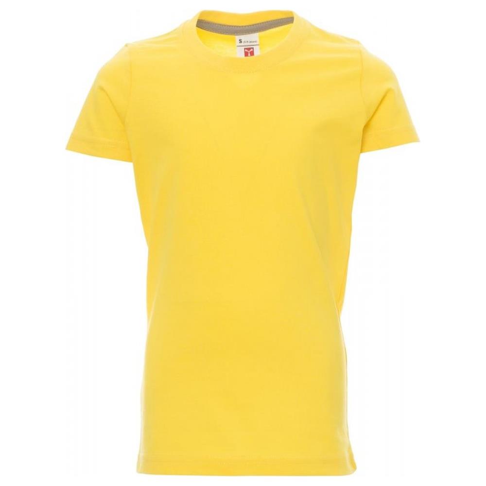 t-shirt bambino manica corta payper sunset kids giallo 3/4