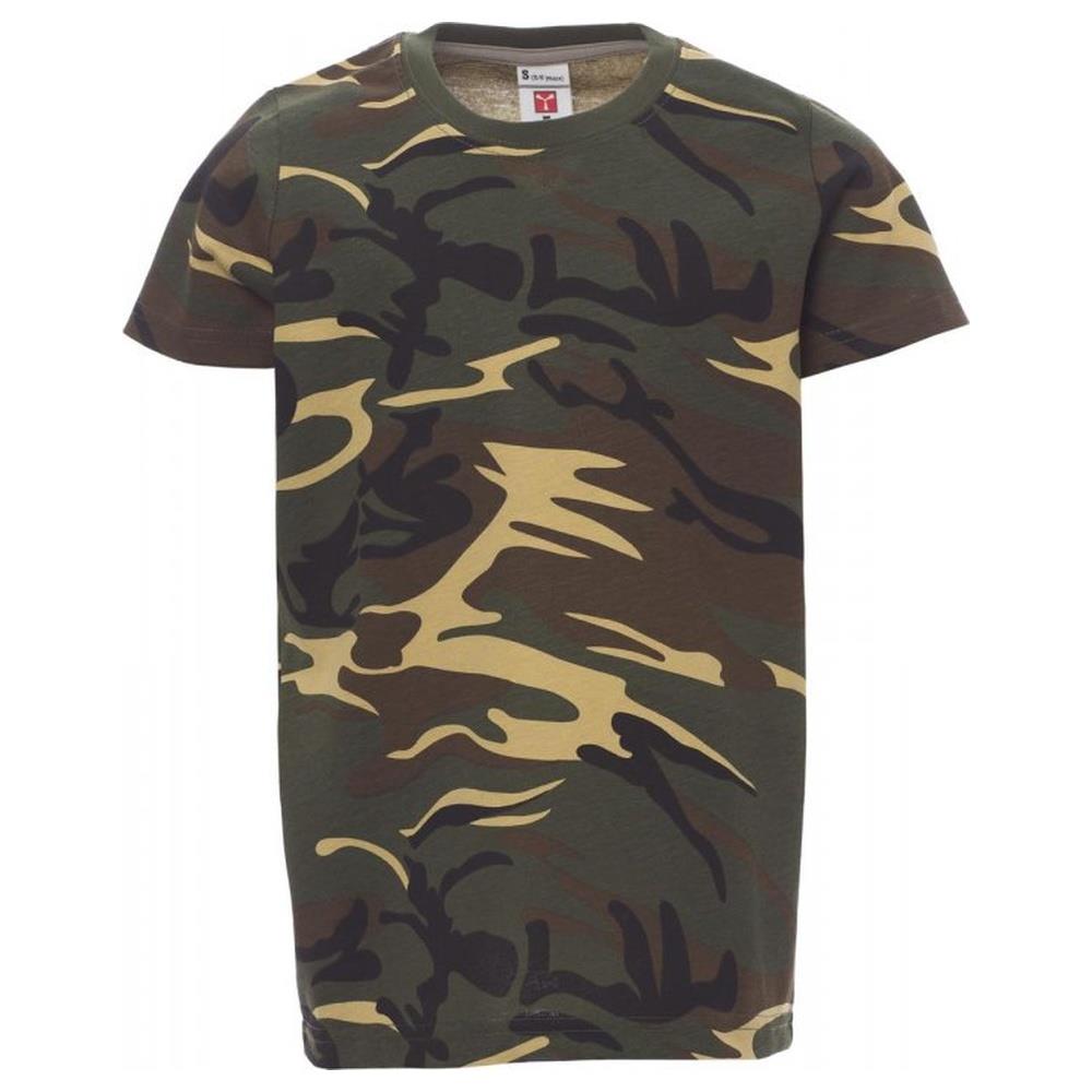 t-shirt bambino manica corta payper sunset kids mimetico 5/6