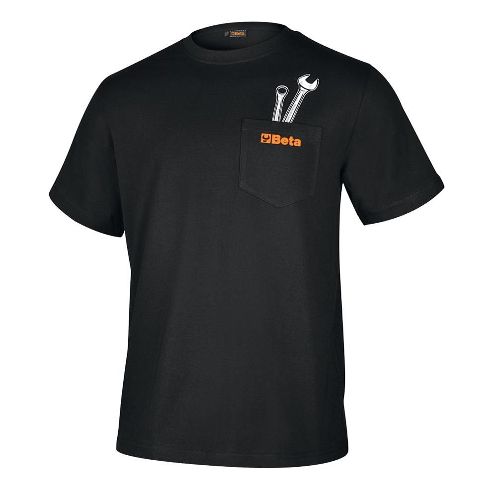 t-shirt beta con stampa moderna beta 7548t