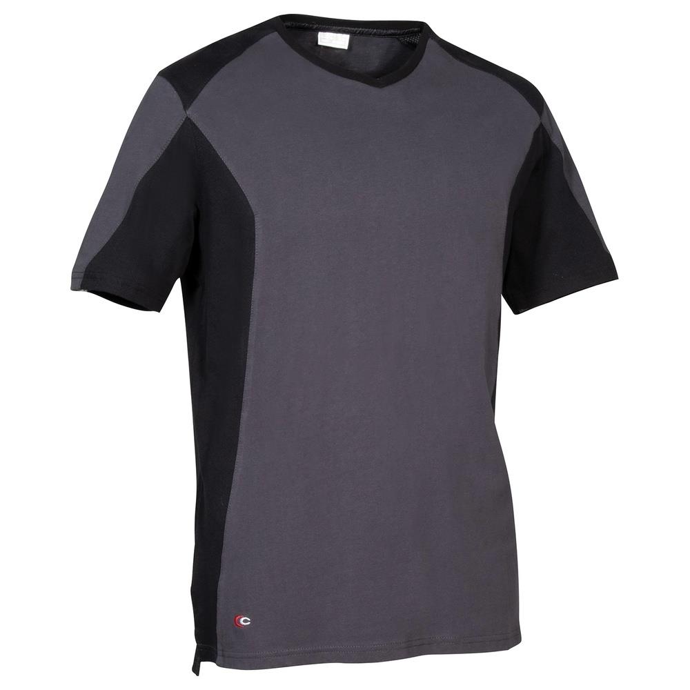 t-shirt cofra azagra v569 antracite/nero s