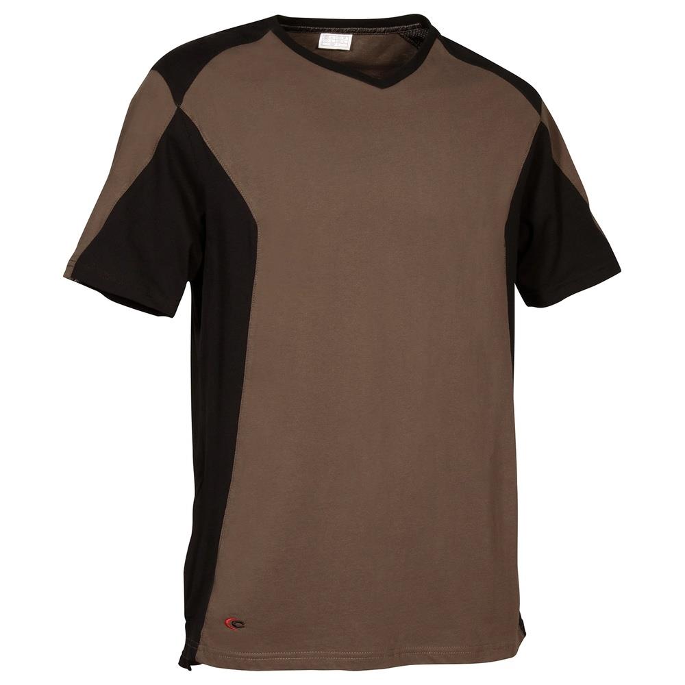 t-shirt cofra azagra v569 fango/nero s