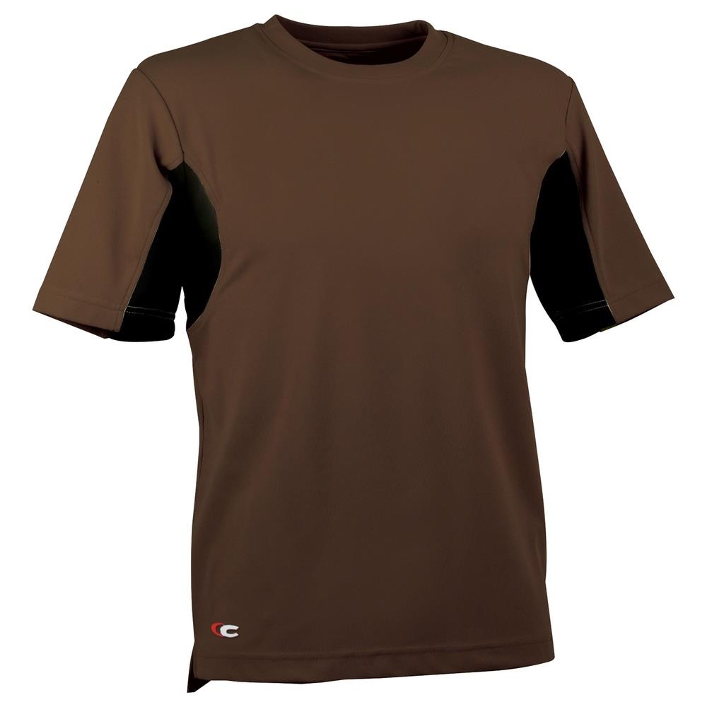 t-shirt cofra caribbean v085 fango/nero s