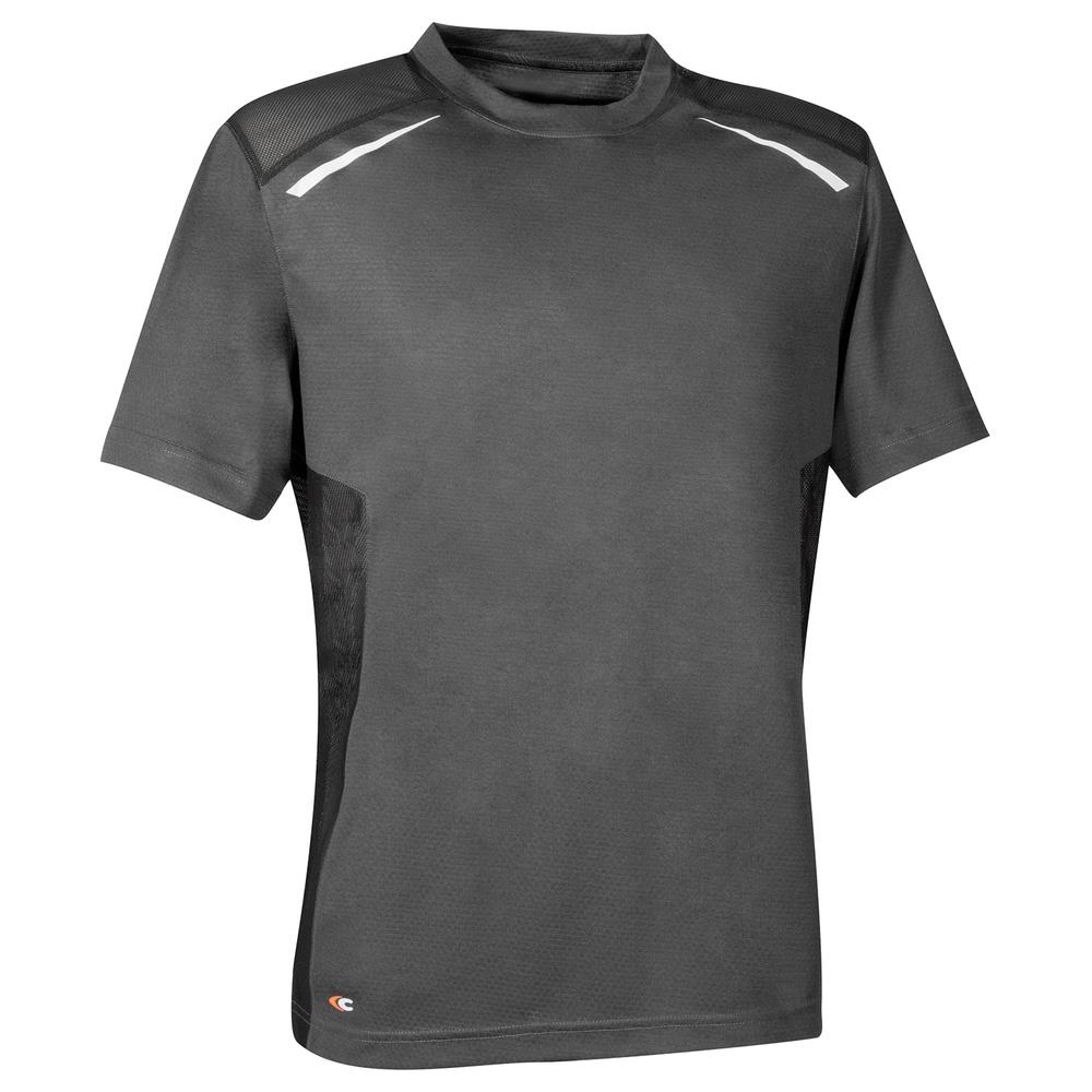 t-shirt cofra dunkerque v625 antracite/nero s