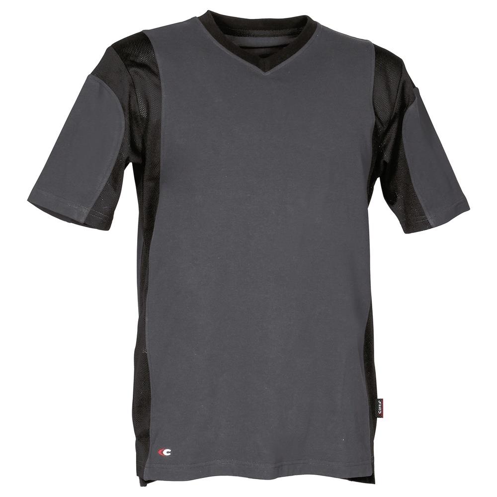 t-shirt cofra java v080 antracite/nero s