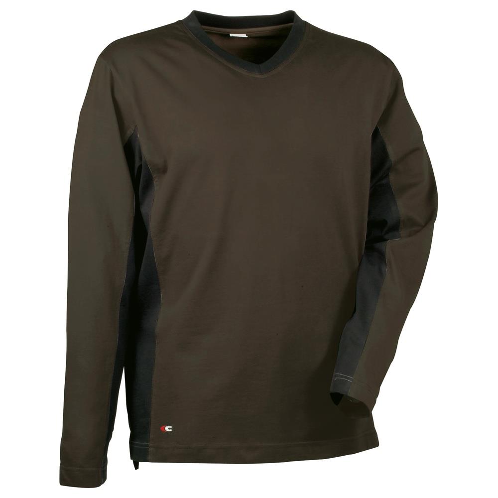 t-shirt cofra madeira v105 fango/nero s