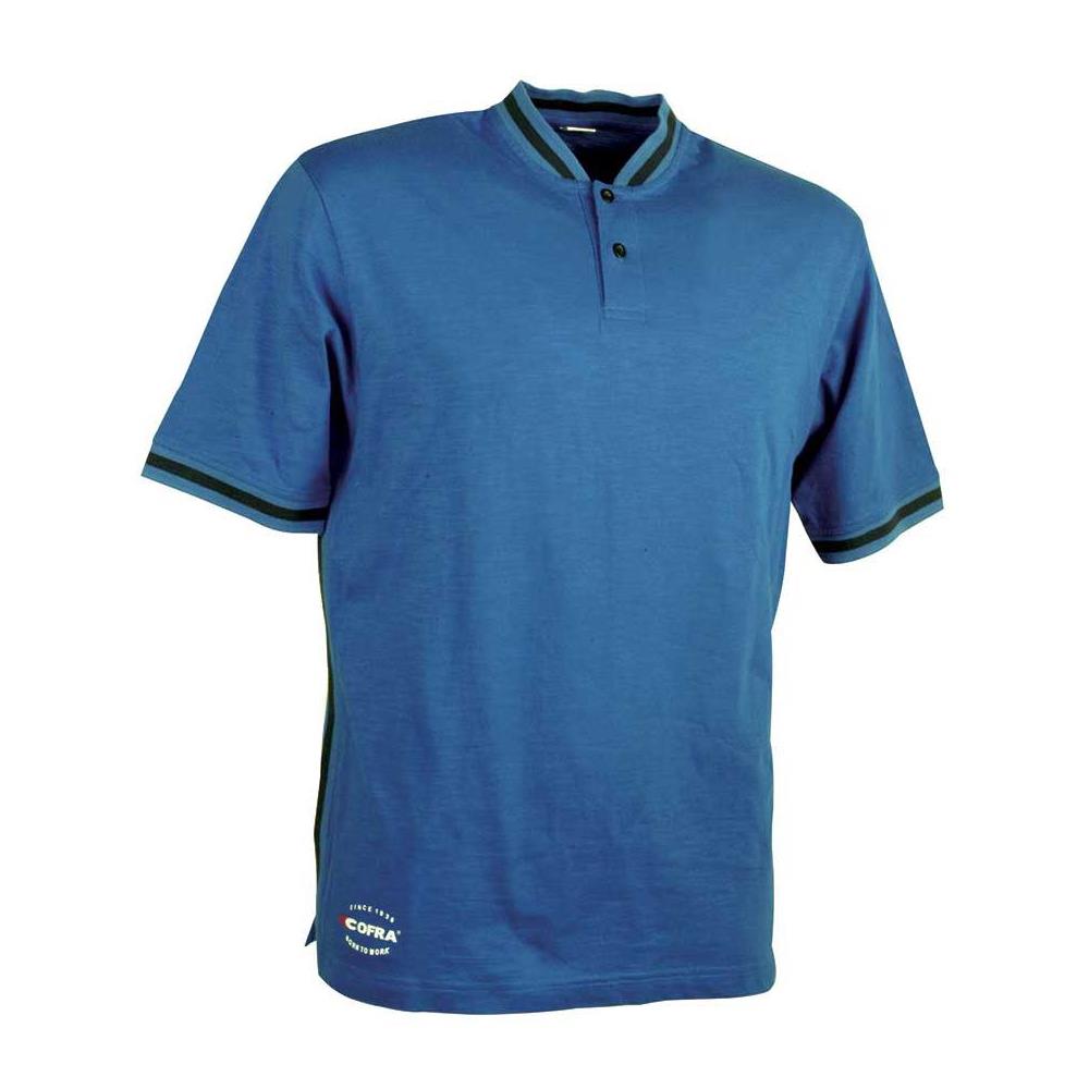 t-shirt cofra malaga v087 azzurro/navy xl