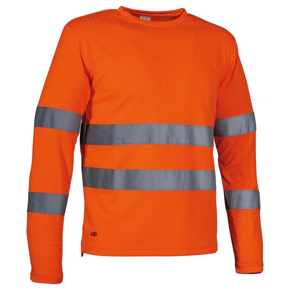 t-shirt cofra new skittle v110 arancio fluo s