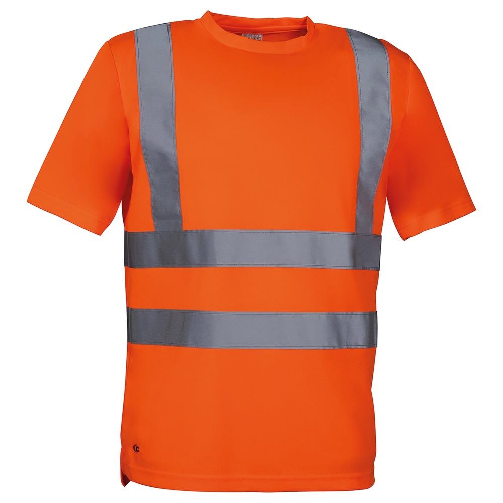 t-shirt cofra radar v115 arancio fluo s
