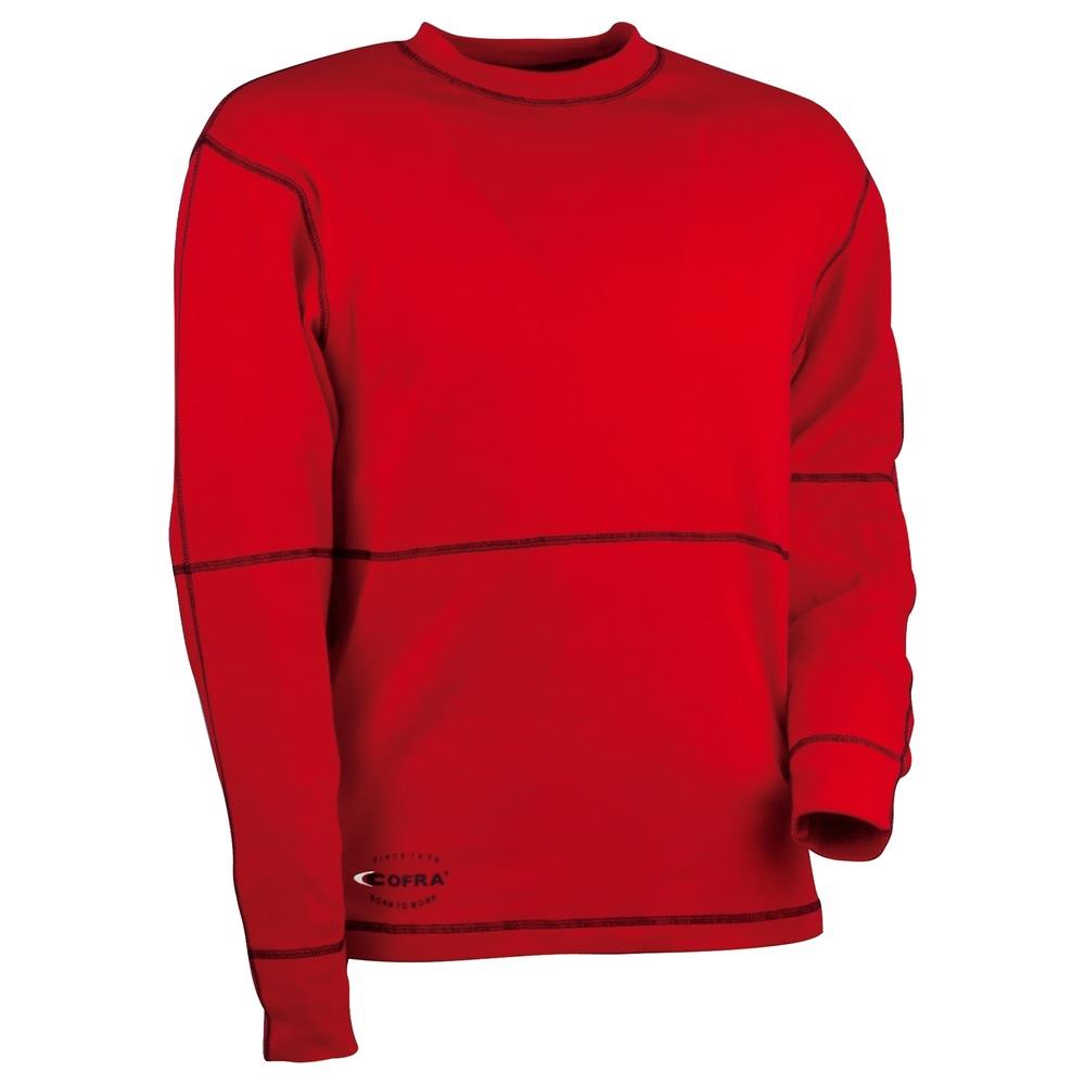 t-shirt cofra valencia v136 rosso s