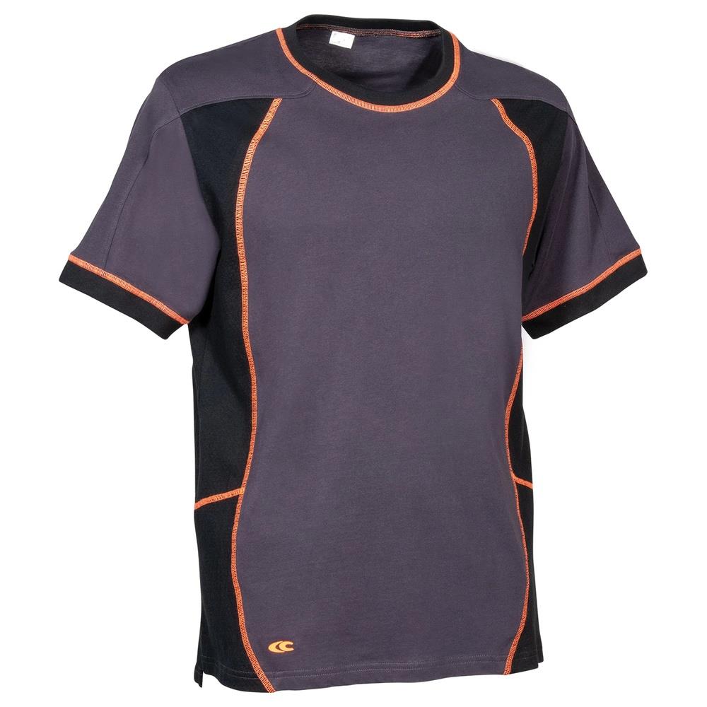 t-shirt cofra zuera v598 antracite/nero s