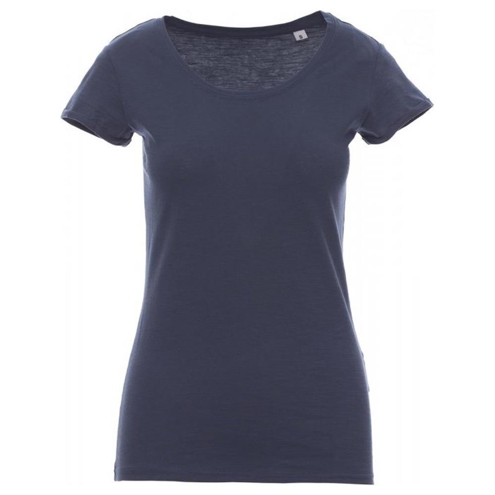 t-shirt donna manica corta payper party lady blu denim xs