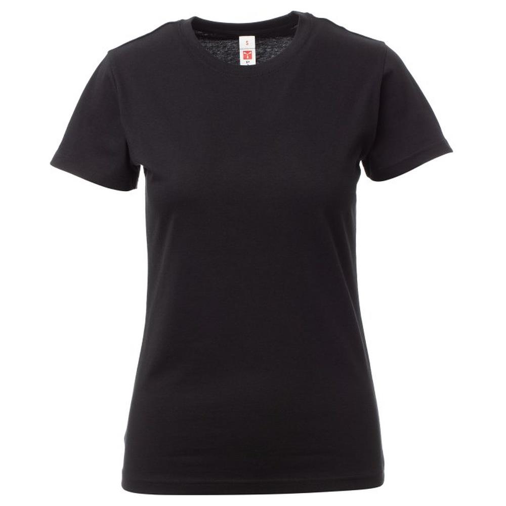 t-shirt donna manica corta payper print lady nero xs