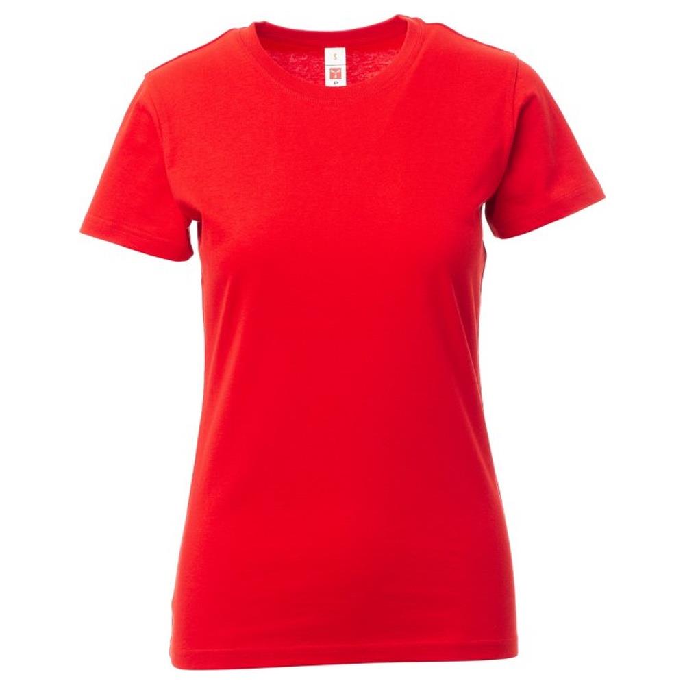 t-shirt donna manica corta payper print lady rosso xs