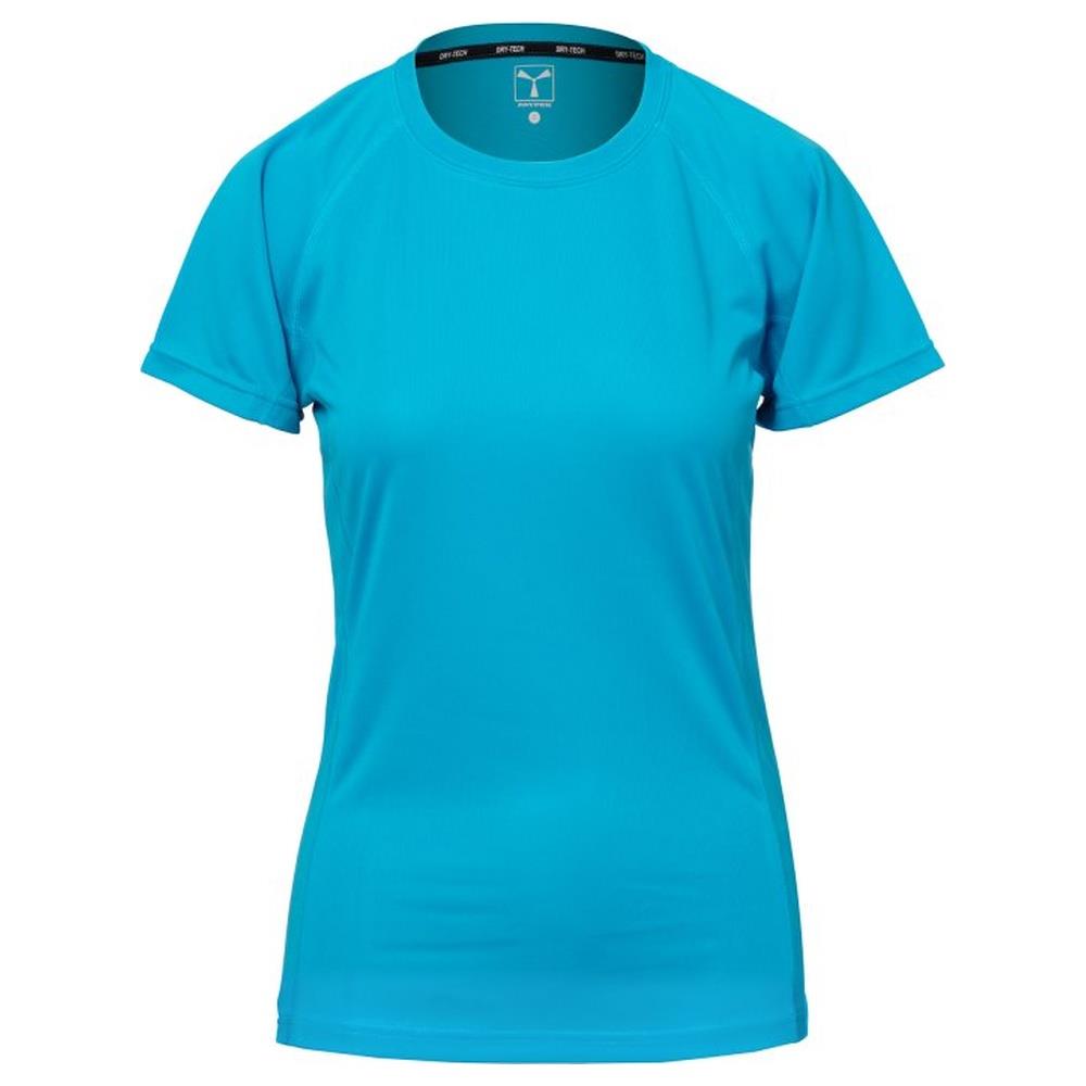 t-shirt donna manica corta payper runner lady blu atollo s