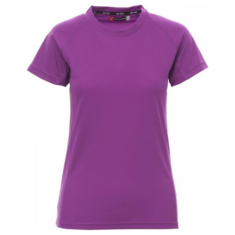 t-shirt donna manica corta payper runner lady summer violet s