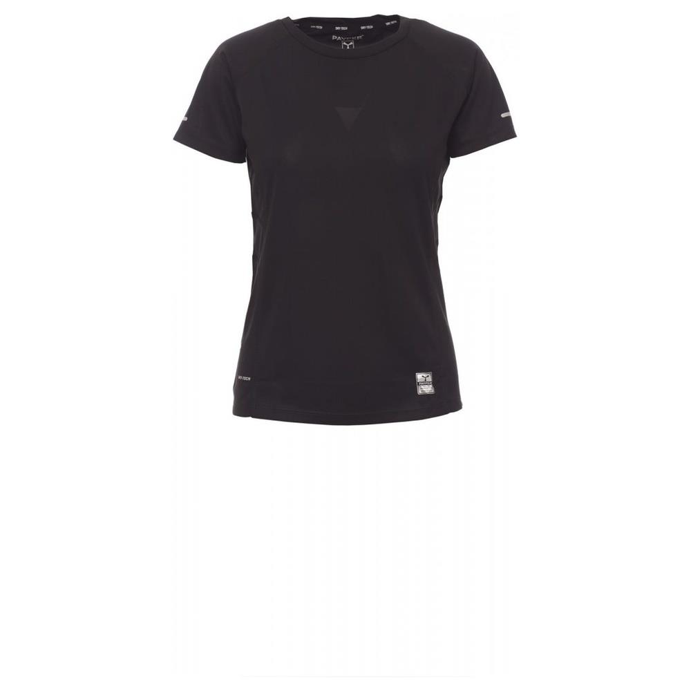 t-shirt donna manica corta payper running lady nero s