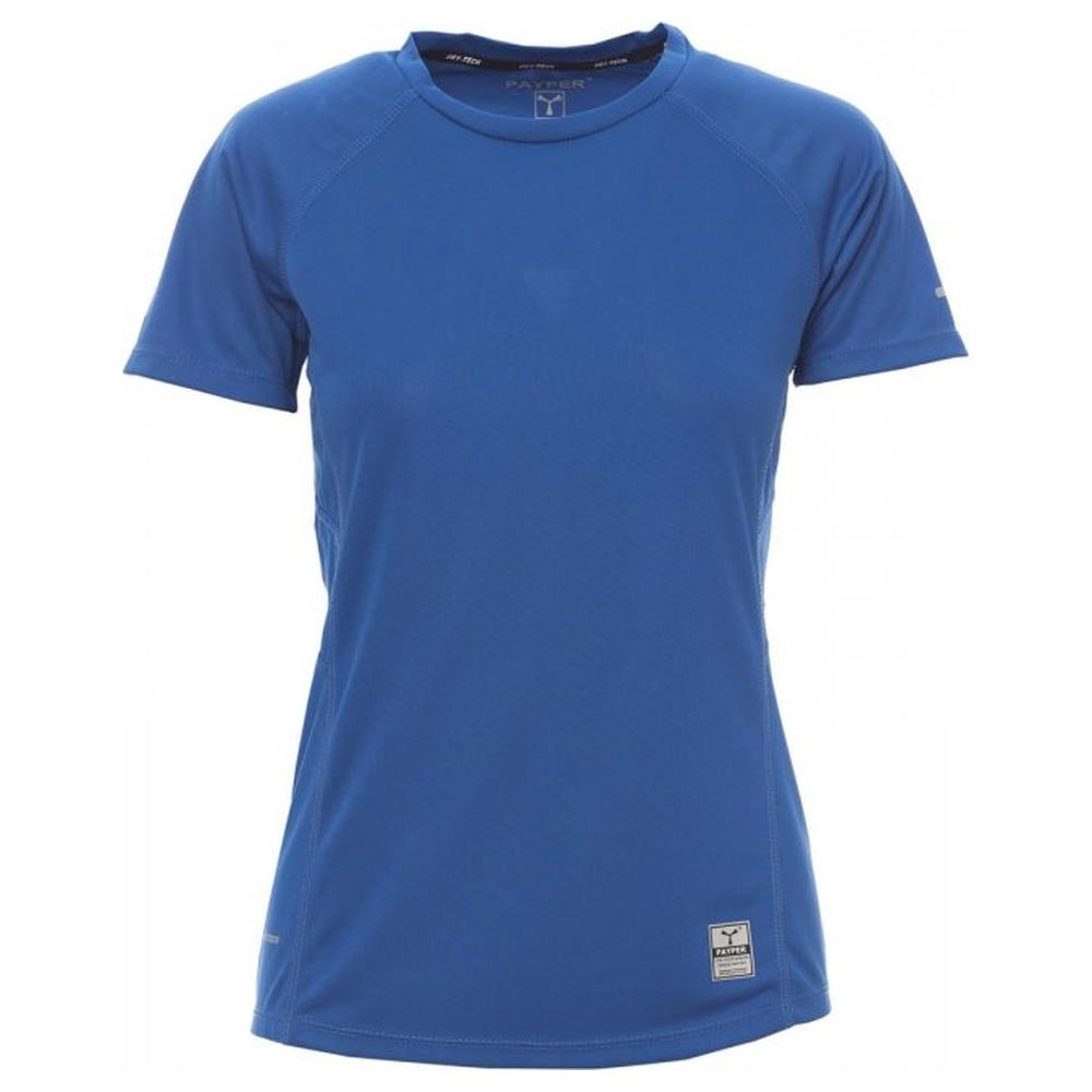 t-shirt donna manica corta payper running lady royal s