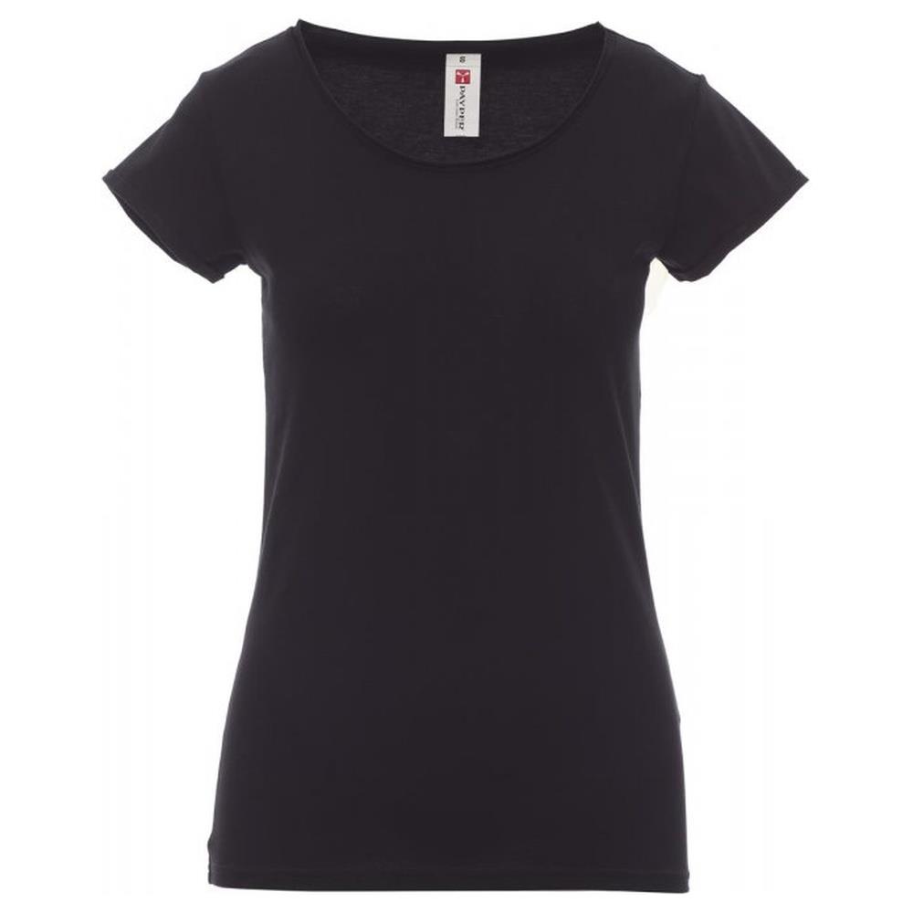 t-shirt donna manica corta payper sound+lady nero s