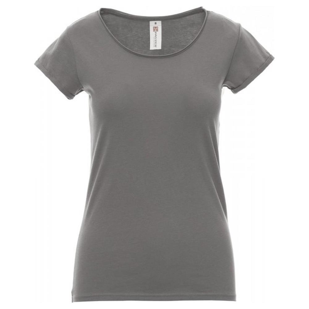 t-shirt donna manica corta payper sound+lady steel grey s
