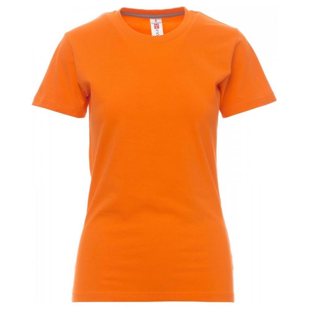 t-shirt donna manica corta payper sunrise lady arancione xs
