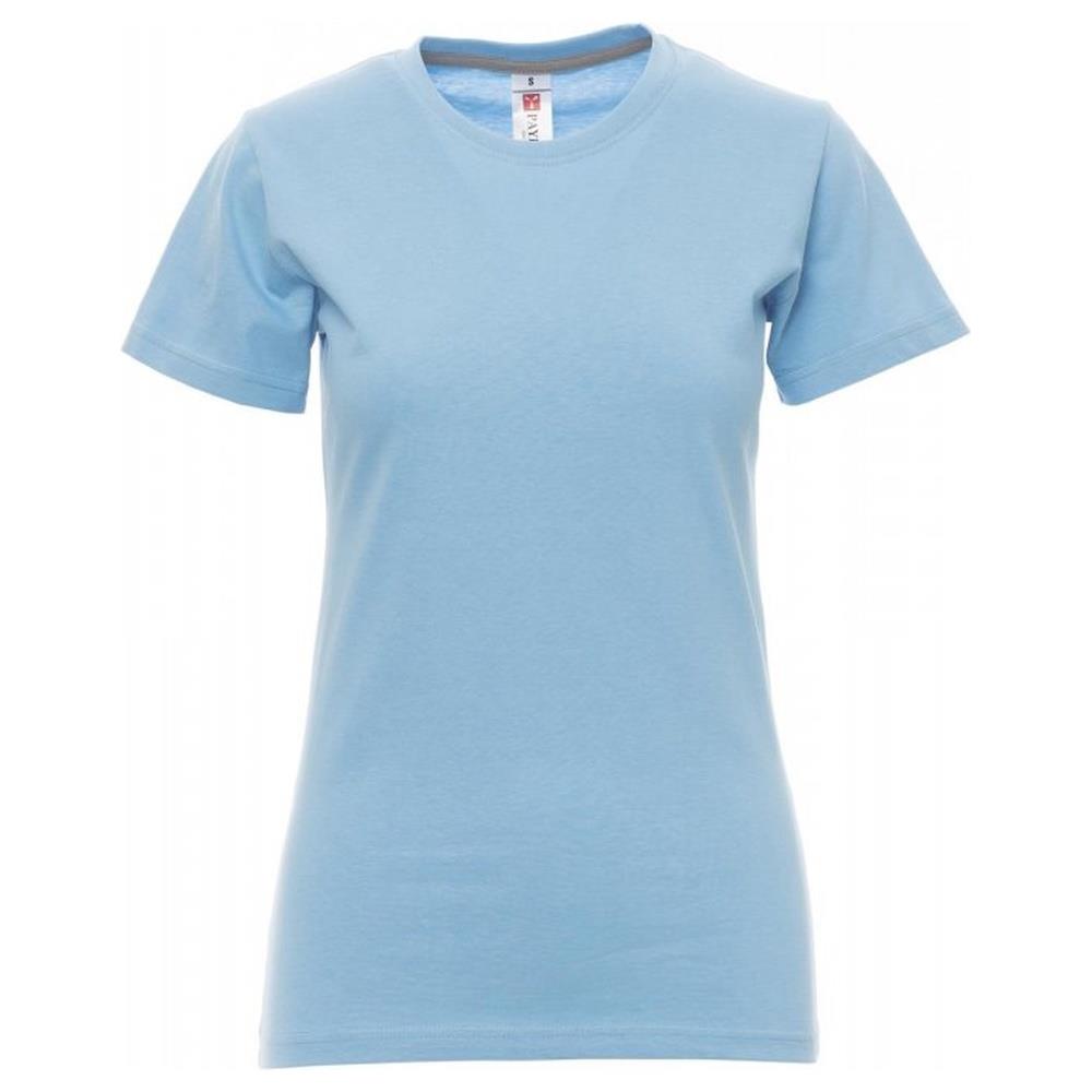 t-shirt donna manica corta payper sunrise lady azzurro xs