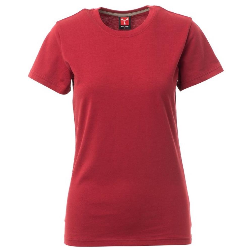 t-shirt donna manica corta payper sunrise lady bordeaux xs