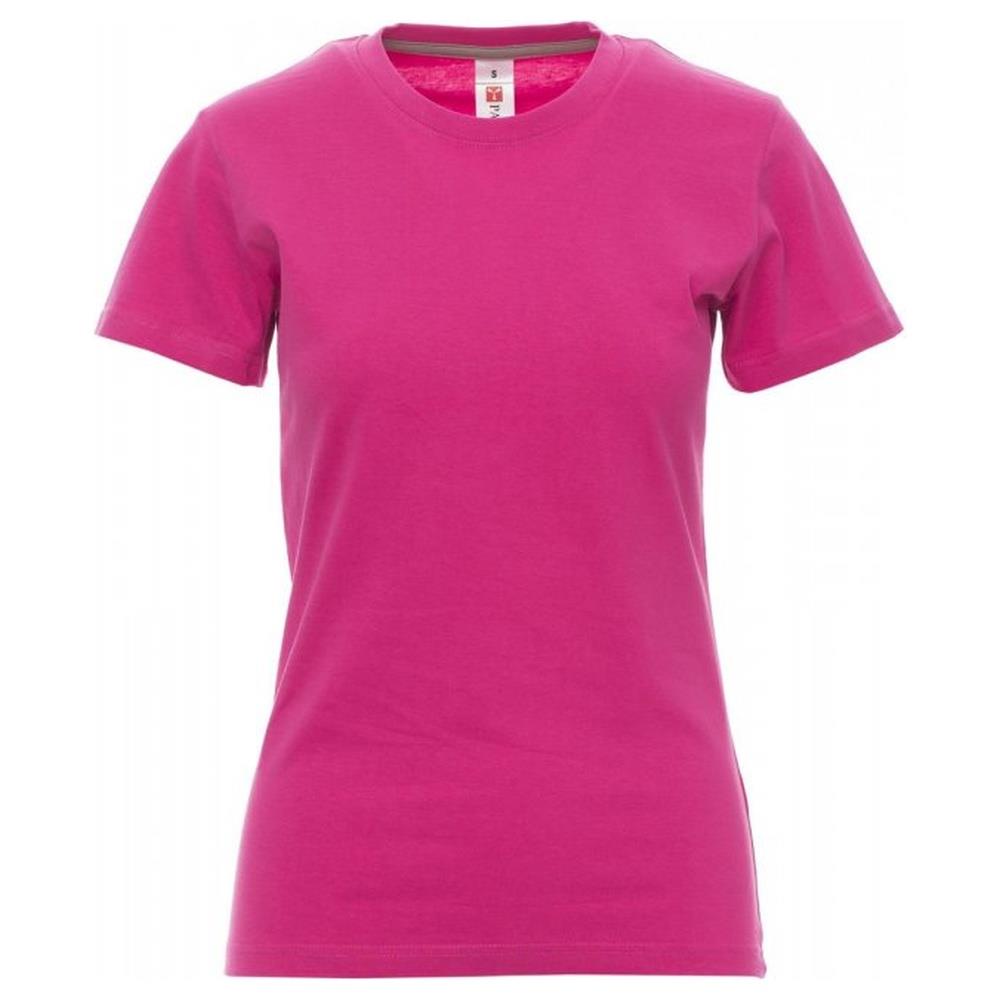 t-shirt donna manica corta payper sunrise lady fucsia xs