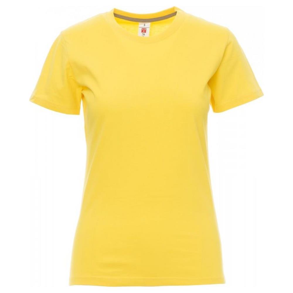 t-shirt donna manica corta payper sunrise lady giallo xs
