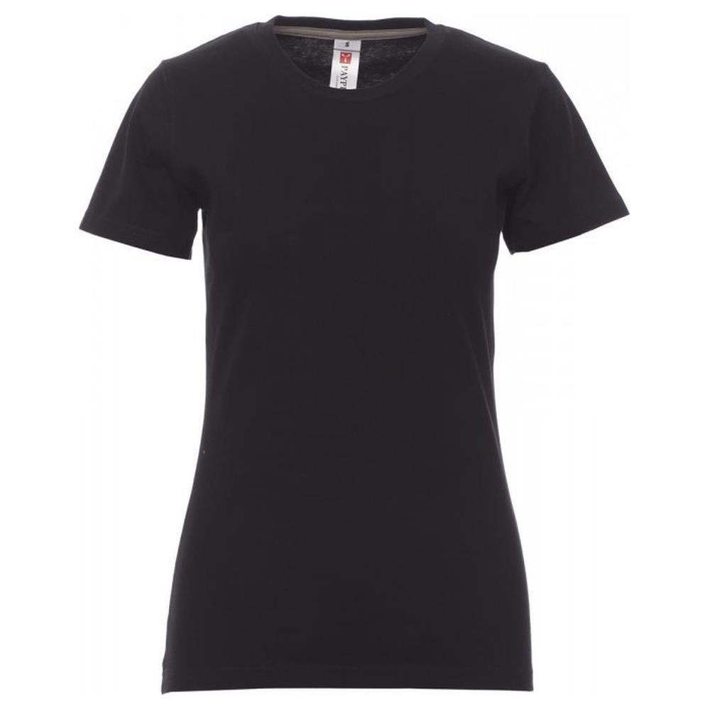 t-shirt donna manica corta payper sunrise lady nero xs