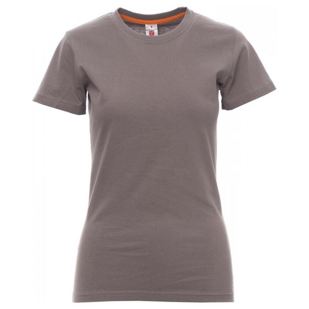 t-shirt donna manica corta payper sunrise lady steel grey xs