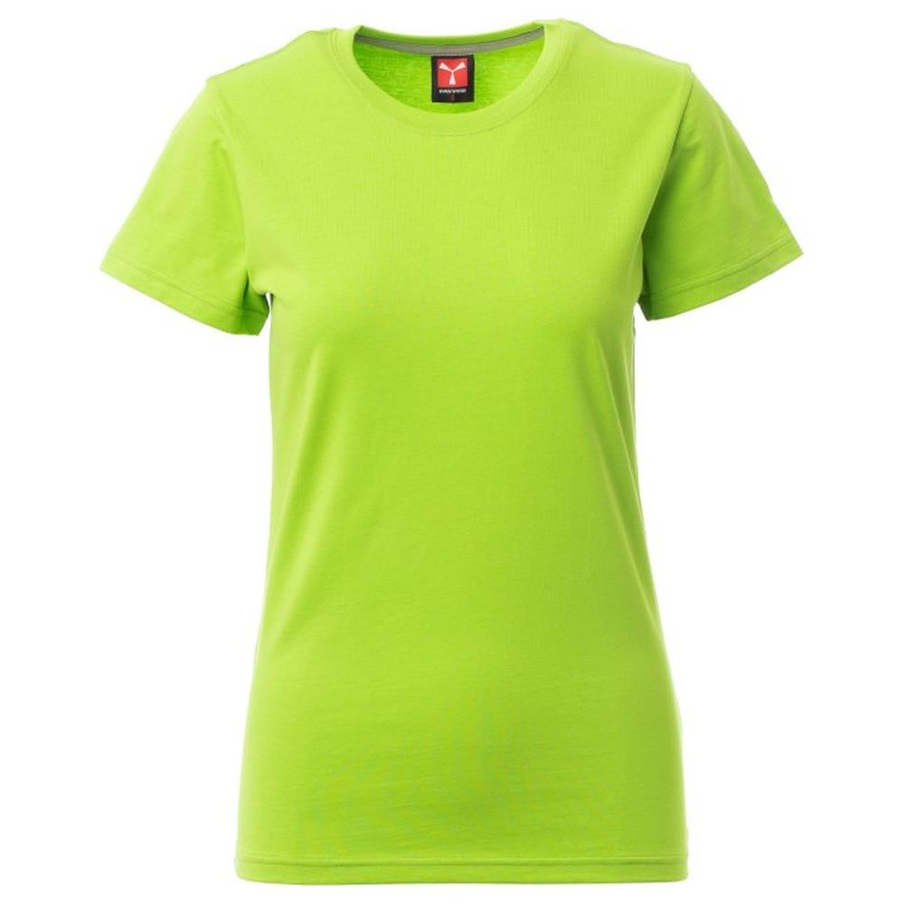 t-shirt donna manica corta payper sunrise lady verde acido xs