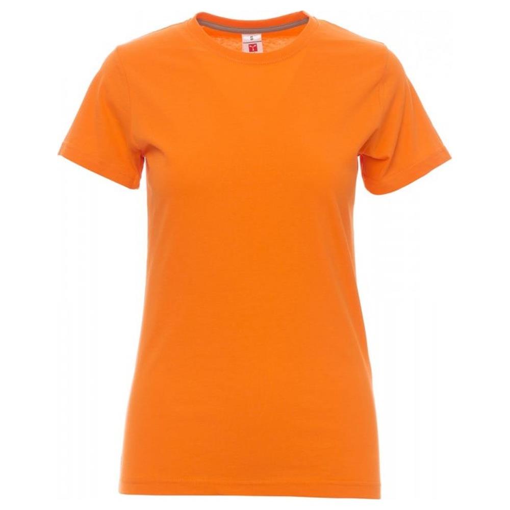 t-shirt donna manica corta payper sunset lady arancione xs