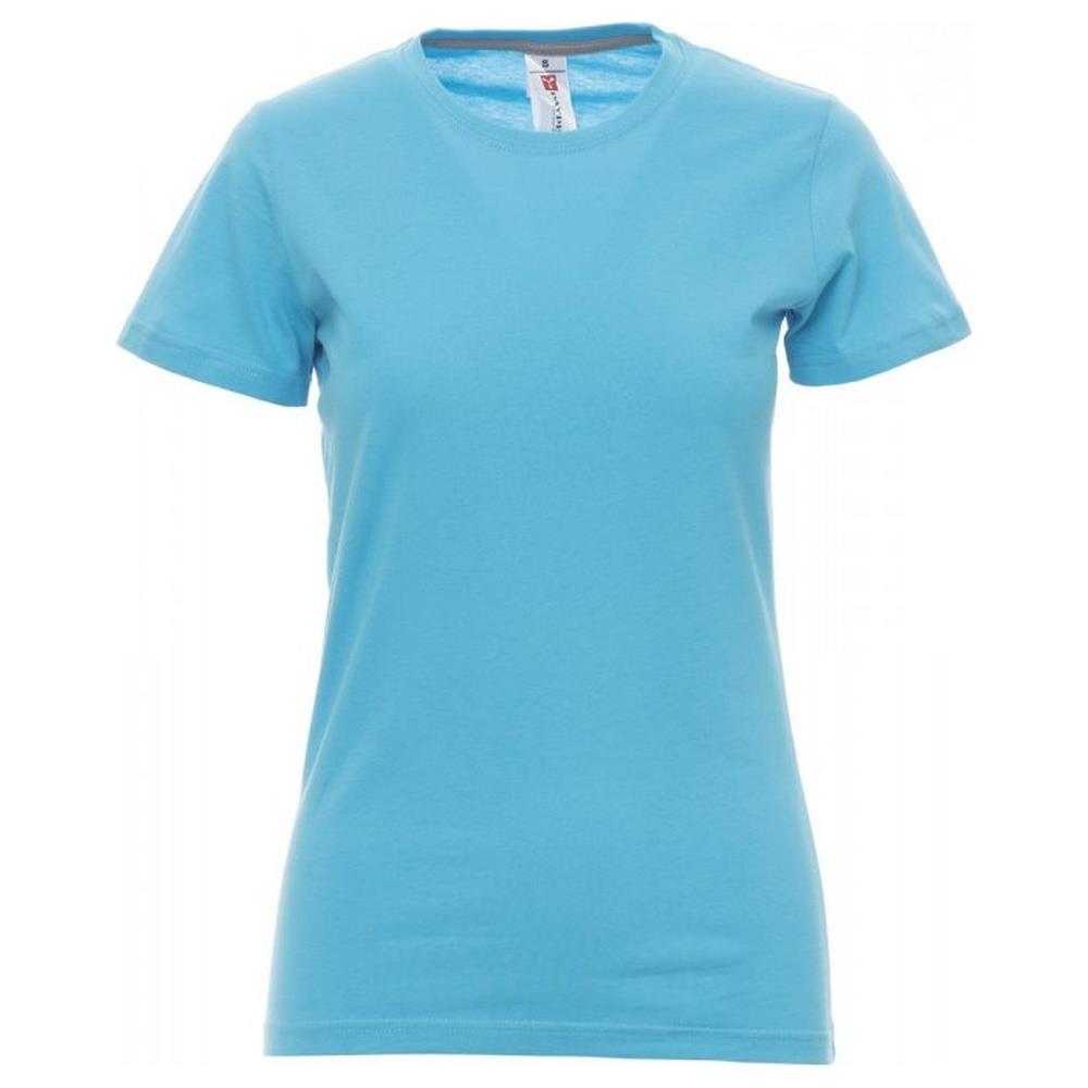 t-shirt donna manica corta payper sunset lady blu atollo xs