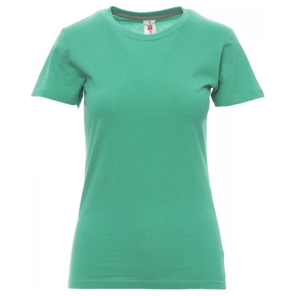 t-shirt donna manica corta payper sunset lady emerald green xs