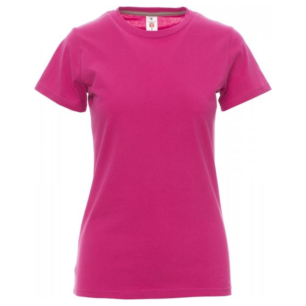 t-shirt donna manica corta payper sunset lady fucsia xs