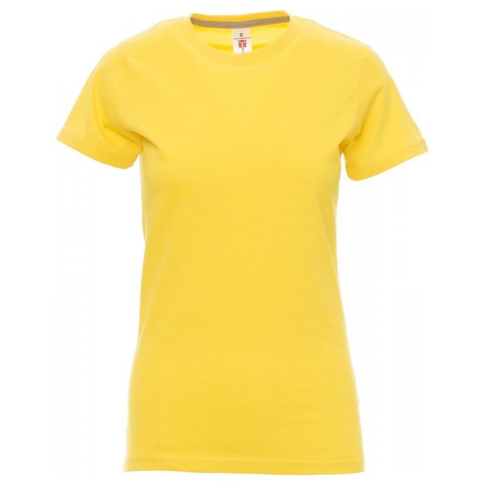 t-shirt donna manica corta payper sunset lady giallo xs