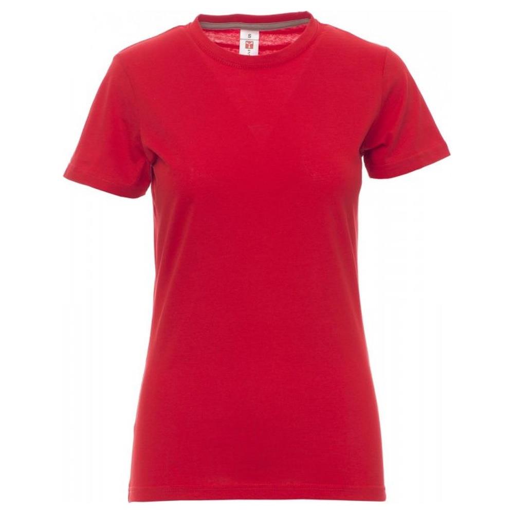 t-shirt donna manica corta payper sunset lady rosso xs