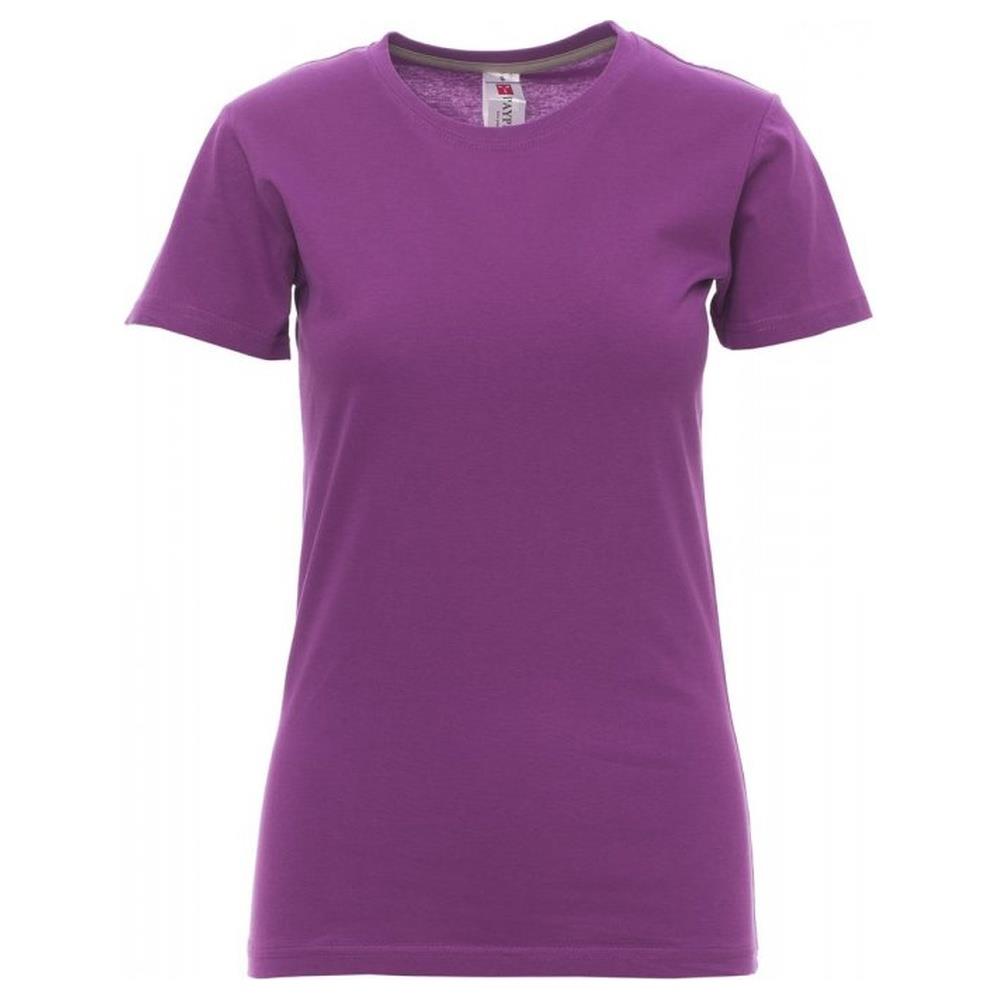 t-shirt donna manica corta payper sunset lady summer violet xs