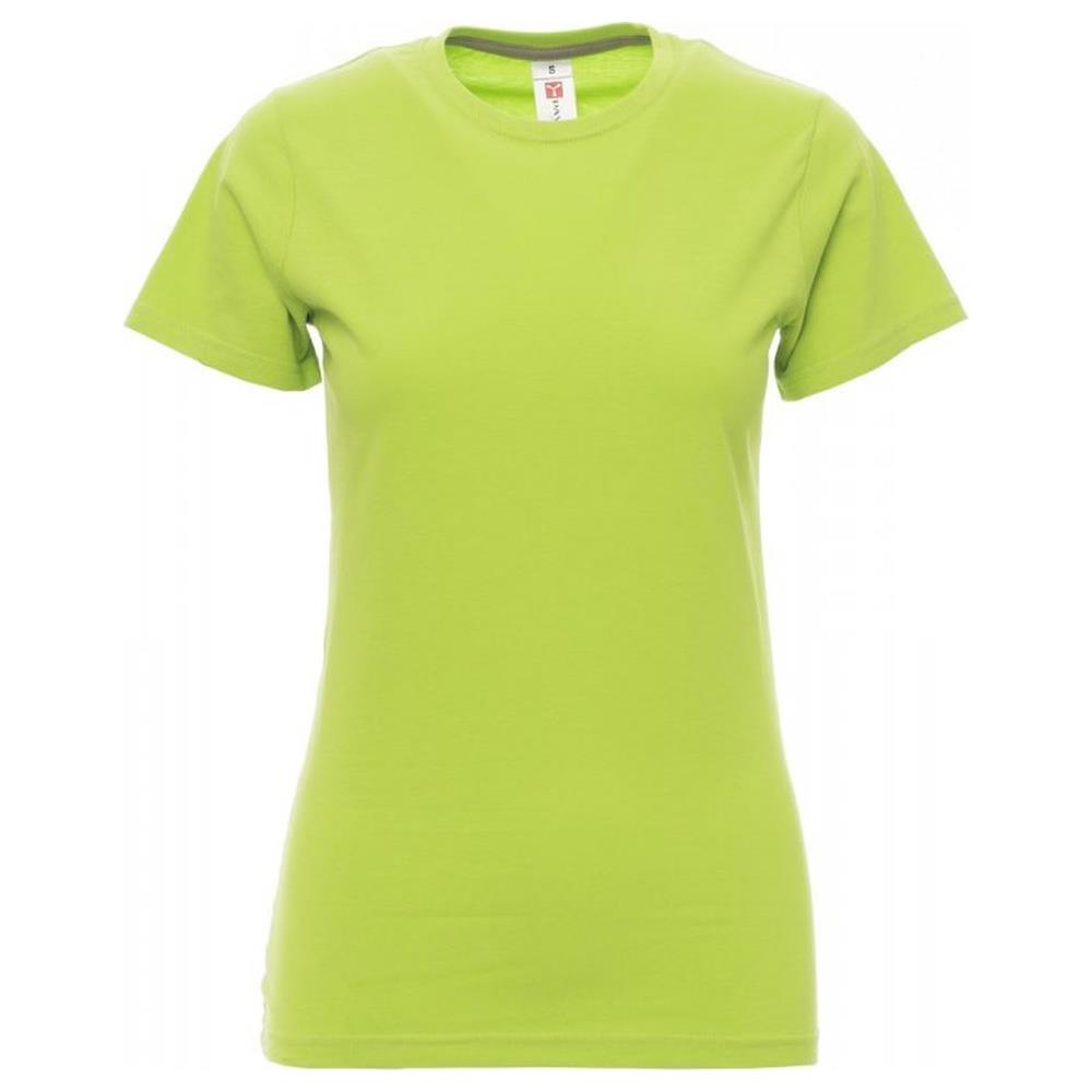 t-shirt donna manica corta payper sunset lady verde acido xs