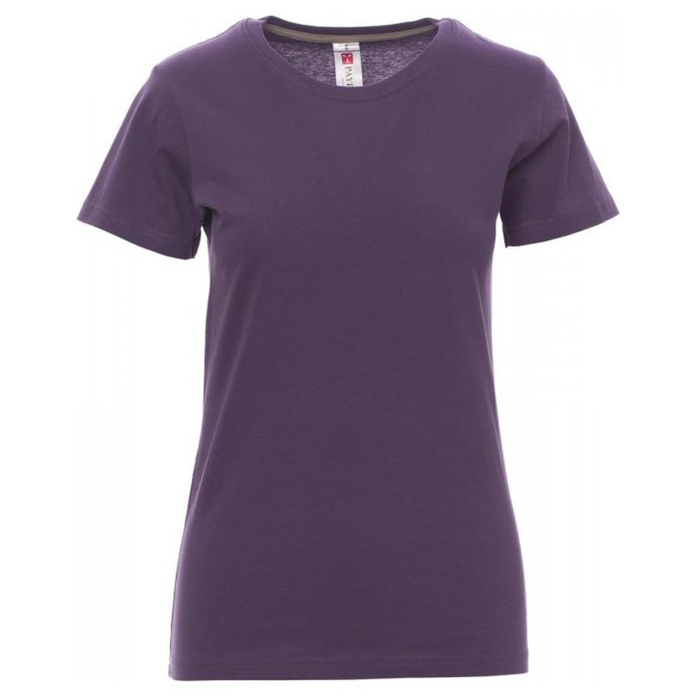 t-shirt donna manica corta payper sunset lady viola indigo xs