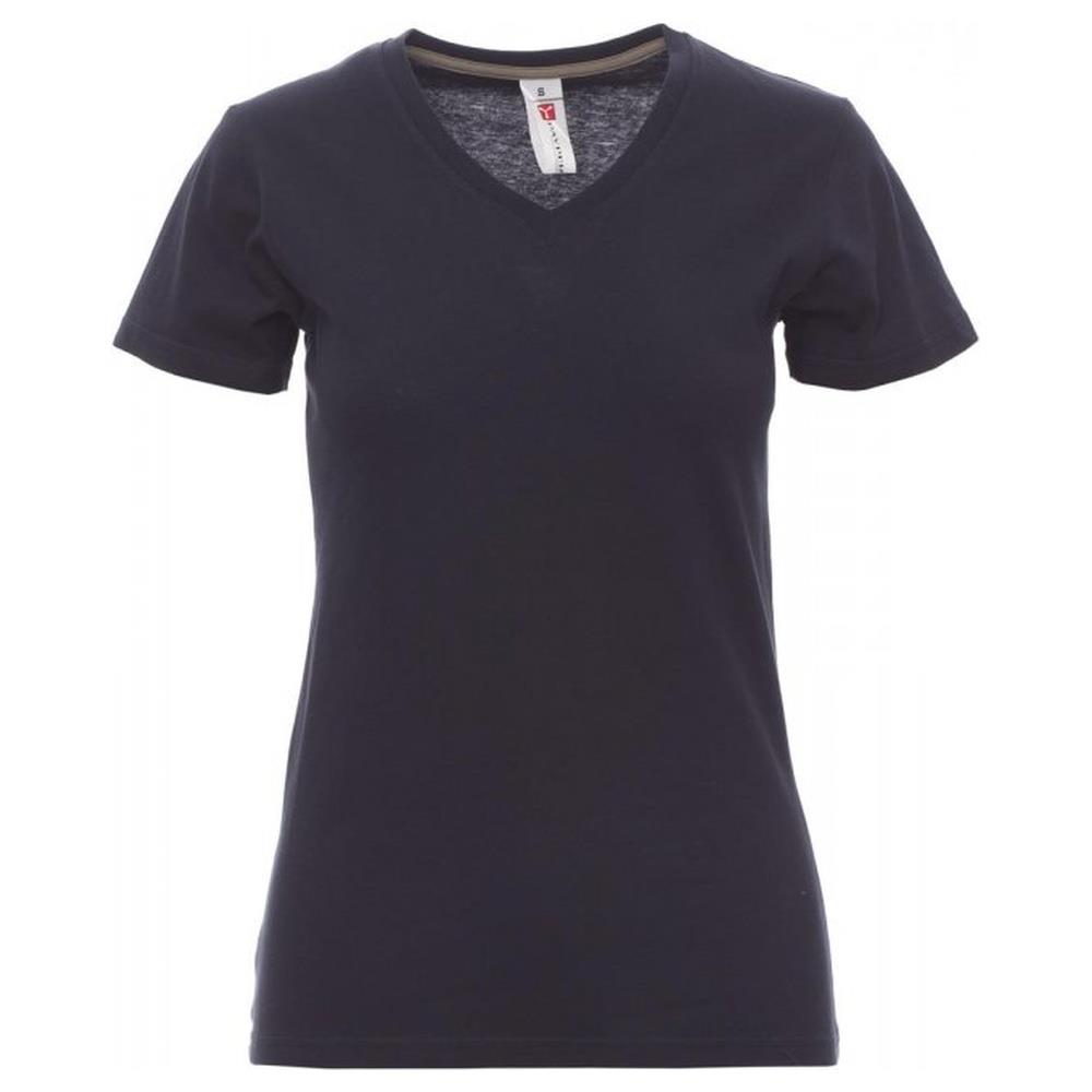 t-shirt donna manica corta payper v-neck lady navy xs